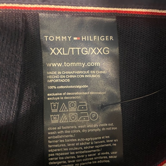 NWT Tommy Hilfiger Adaptive Rugby Men’s 2XL Color Block Velcro Brand Closure - Picture 9 of 13